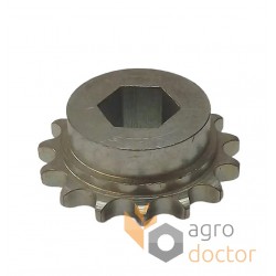Chain sprocket under the hexagonal shaft AC820787 suitable for Kverneland, T15