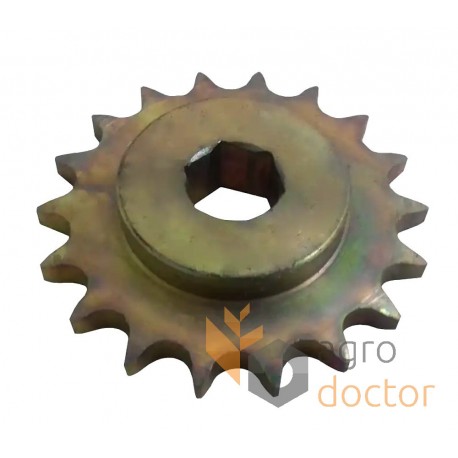 Chain sprocket under the hexagonal shaft AC820789 suitable for Kverneland, T18