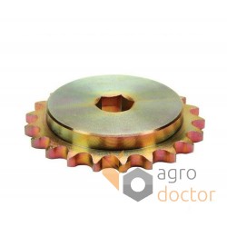 Chain sprocket under the hexagonal shaft AC850958 suitable for Kverneland, T21