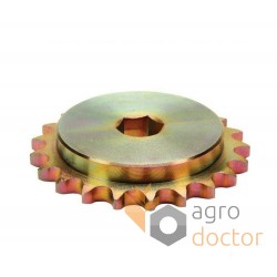 Chain sprocket under the hexagonal shaft AC850960 suitable for Kverneland, T23