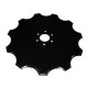 Slotted disc AC821839 - (for fertilizers), suitable for Kverneland seeder