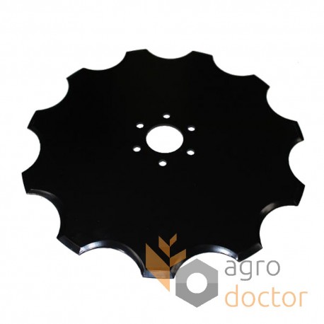 Slotted disc AC821839 - (for fertilizers), suitable for Kverneland seeder