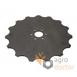 Slotted disc AC821840 - (for fertilizers), suitable for Kverneland seeder