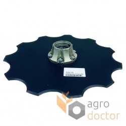 Fertilizer coulter disc AC821746 - assembled suitable for Kverneland