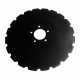 Coulter disc AC353950 - serrated, suitable for Kverneland seeder