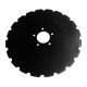Coulter disc AC353950 - serrated, suitable for Kverneland seeder