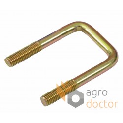 Threaded bracket AC495830 - U-shaped, suitable for Kverneland seed drill