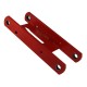 Parallelogram bracket AC819179 - complete with bushings, suitable for Kverneland seed drill