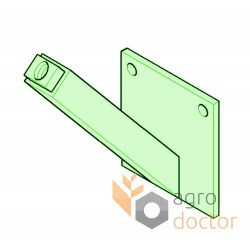 Bracket section AC819182 - square with pipe, suitable for Kverneland