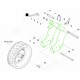 Bracket AC819937 - roller wheels, suitable for Kverneland seeder