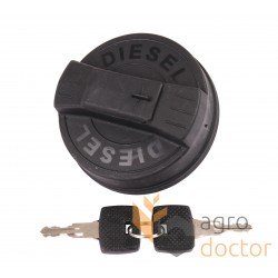 Fuel tank cap 277106A1 Case, F411201060080 Fendt