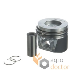 Piston with wrist pin for engine - 04173414 Deutz 3 rings + 04102523 Deutz + 041022574 Deutz