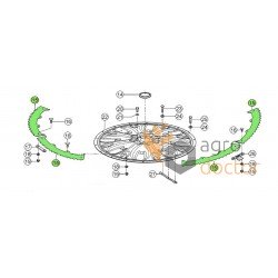 Right knife 499218 suitable for Claas