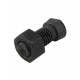 Bolt (2 cotters) with nut KK013228 - suitable for Kverneland M12x34