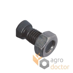 Bolt with nut KK013332 - (2 cotters) suitable for Kverneland M14x34