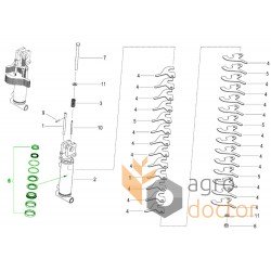 Repair kit AC487995 - seeder hydraulic cylinder, suitable for Kverneland