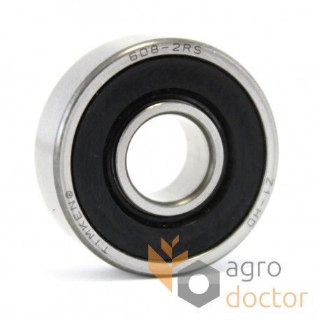 608 2RS [Timken] 239086 Claas, F04010113 suitable for Gaspardo - Deep groove ball bearing