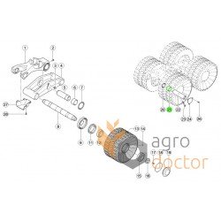 Bushing 0017002640 suitable for Claas [Original]