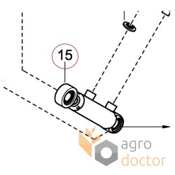 Hydraulic cylinder repair kit 166624 - suitable for Vaderstad seeder