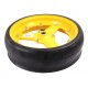 Wheel 465914 - support wheel with cutouts, suitable for Vaderstad seeder