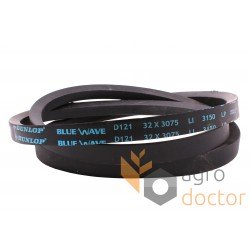 Classic V-belt Dx3150 [Dunlop Blue] - 06211046 suitable for Deutz-Fahr , ZY72690 John Deere