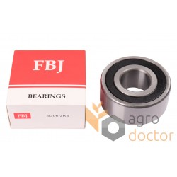 5306 2RS [FBJ] Double row angular contact ball bearing