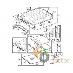 Seal R83066 suitable for John Deere [Original]