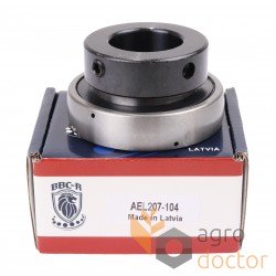 AEL207-104 | GRA104RRB [BBC-R Latvia] Radial insert ball bearing, hexagonal bore