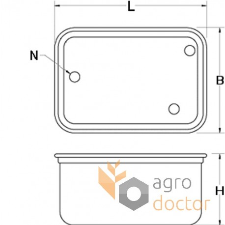 Fuel filter 10022-55 [Cametet]