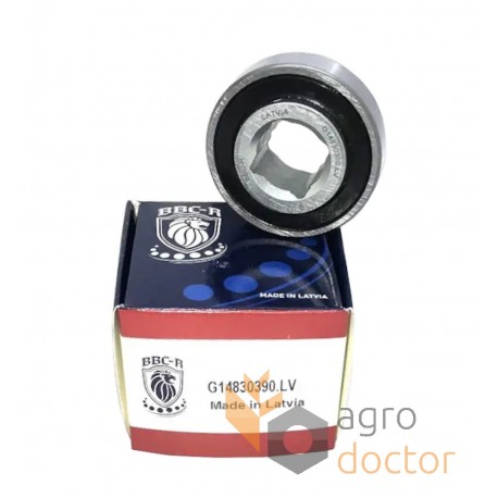 Square bore insert ball bearing - G14830390 for Gaspardo planters [BBC-R]