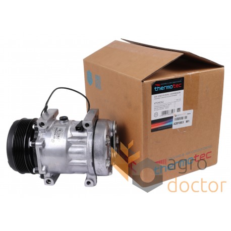 Compressor de aire acondicionado 4281803M1 adecuado para Massey Ferguson 12V