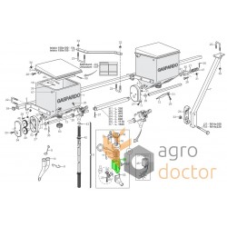 Plastic microgranulator housing G66248123 Gaspardo [Original]