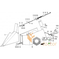 Buje spacer 645690 adecuado para Claas [Original]