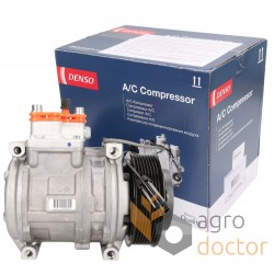 Compresseur de climatisation AL176858 adaptable pour John Deere 12V (Denso)