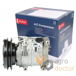 Compresseur de climatisation 20Y8101260 adaptable pour Komatsu 24V (Denso)