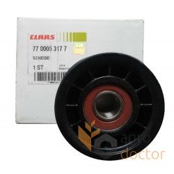 Roller 7700053177 - tractor engine fan tensioner drive, Claas [Original]