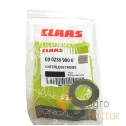 Rondelle 238990 adaptable pour Claas 16.5x33.5x5 mm
