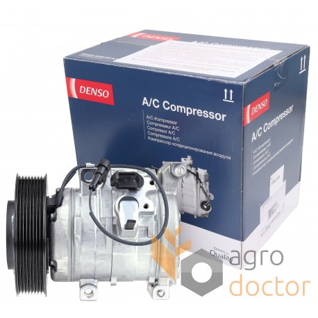 Compressor de aire acondicionado 21894090 adecuado para Claas 12V (Denso)