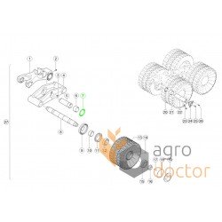 Seal ring 764903 suitable for Claas