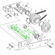 Hydraulic cylinder AH211577 / AH154960 John Deere [Original]