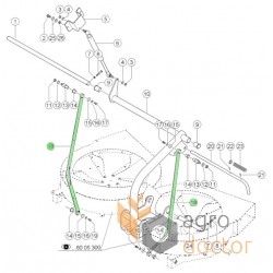 Rocker arm 783046 suitable for Claas [Original]