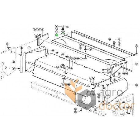 Washer 754415 suitable for Claas 13x61.3x6mm