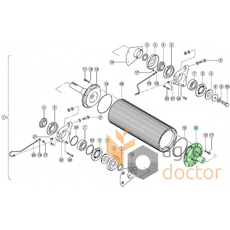 Flange 067861 / 067861.1 / 0000678611 Claas [Original]