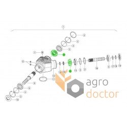 Engranaje kit - 148575 adecuado para Claas