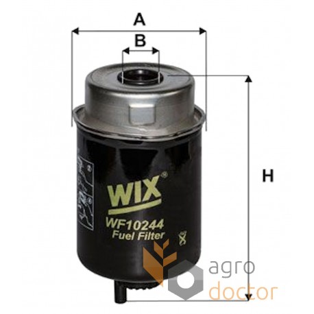 Fuel filter 0011350440 Claas, RE527507 John Deere - WF10244 [WIX]