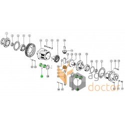 Bushing 649891 suitable for Claas [Original]