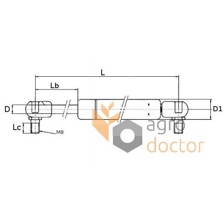 Амортизатор газовий