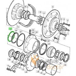 Anillo sellador Z37467 adecuado para John Deere