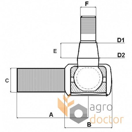 Ball joint L - 100