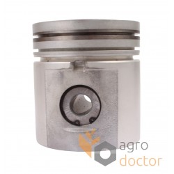 Piston with pin for engine - 3641806M91 Massey Ferguson (3 rings)